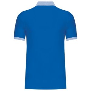 Polo piqué bicolore homme 8