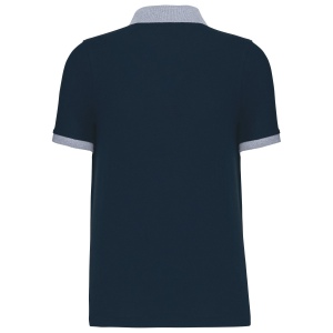 Polo piqué bicolore homme 9