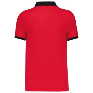 Polo piqué bicolore homme 10
