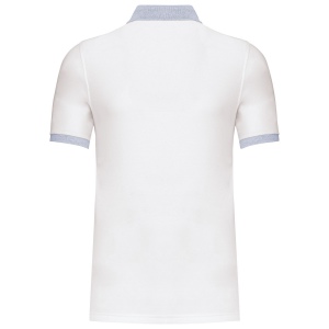 Polo piqué bicolore homme 11