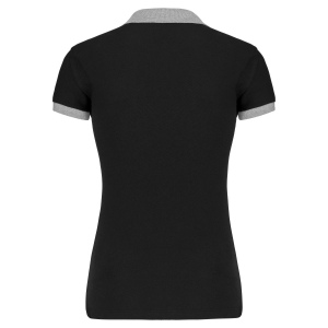 Polo piqué bicolore femme 7