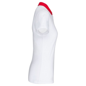 Polo jersey bicolore femme 19