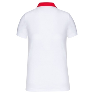 Polo jersey bicolore femme 15