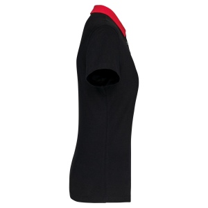 Polo jersey bicolore femme 17