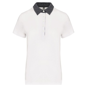 Polo jersey bicolore femme 7