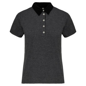 Polo jersey bicolore femme 3
