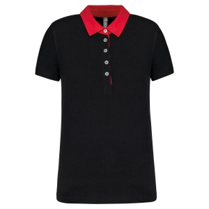 Polo jersey bicolore femme 6