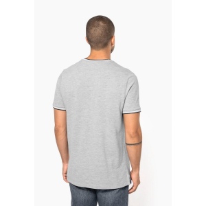T-shirt maille piquée col V homme 8