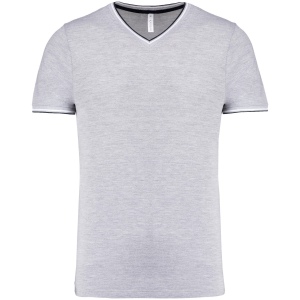 T-shirt maille piquée col V homme 3