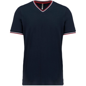 T-shirt maille piquée col V homme 7