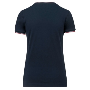 T-shirt maille piquée col V femme 25