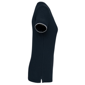 T-shirt maille piquée col V femme 26