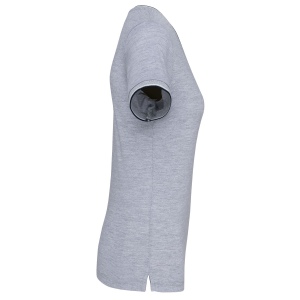 T-shirt maille piquée col V femme 27