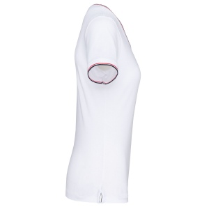 T-shirt maille piquée col V femme 29