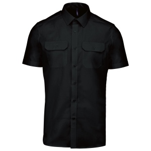 Chemise pilote manches courtes homme 4