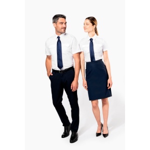 Chemise pilote manches courtes femme 22