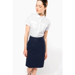 Chemise pilote manches courtes femme 12