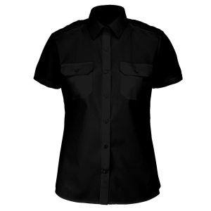 Chemise pilote manches courtes femme 4