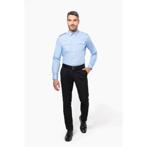 Chemise pilote manches longues homme 14
