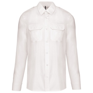 Chemise pilote manches longues homme 2