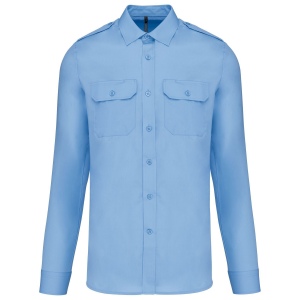 Chemise pilote manches longues homme 3