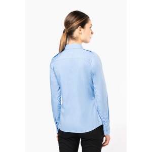 Chemise pilote manches longues femme 11