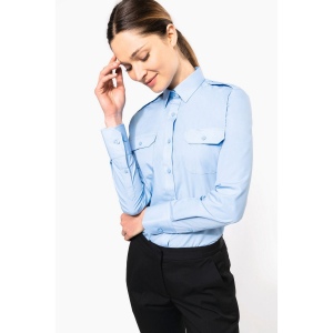 Chemise pilote manches longues femme 12