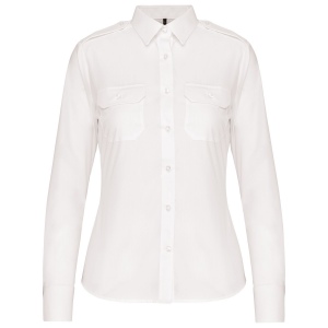 Chemise pilote manches longues femme 2