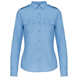 Chemise pilote manches longues femme 3