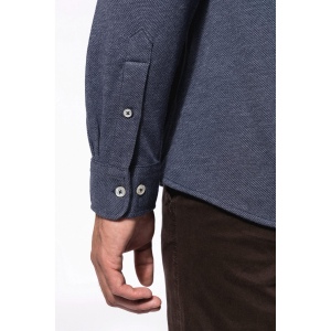 Chemise jacquard manches longues 14