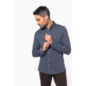 Chemise jacquard manches longues 9