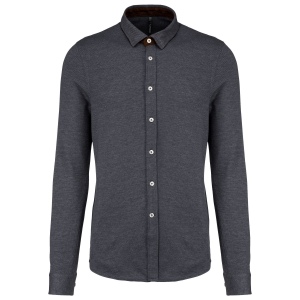 Chemise jacquard manches longues 3