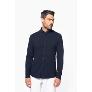 Chemise maille piquée manches longues 15
