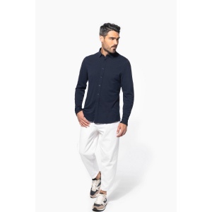 Chemise maille piquée manches longues 16