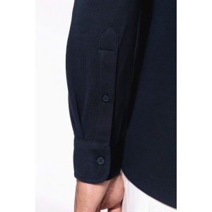Chemise maille piquée manches longues 18
