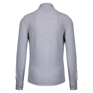 Chemise maille piquée manches longues 7