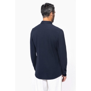 Chemise maille piquée manches longues 14