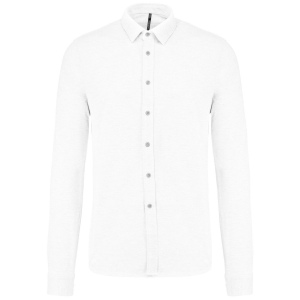 Chemise maille piquée manches longues 5