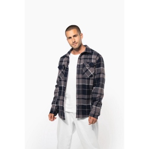 Surchemise à carreaux doublée sherpa homme 12
