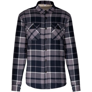 Surchemise à carreaux doublée sherpa homme 3