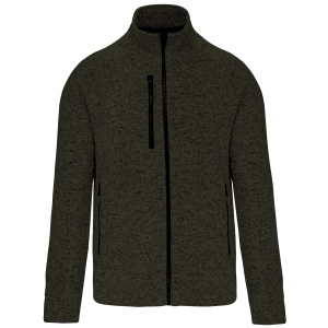 Veste zippée chinée homme 4
