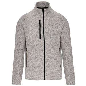 Veste zippée chinée homme 5