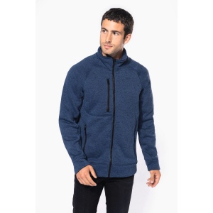 Veste zippée chinée homme