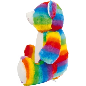 Peluche zippée Ours multicolore 4