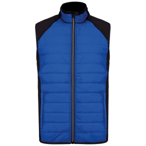 Veste sport bi-matière sans manches unisexe 3