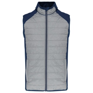 Veste sport bi-matière sans manches unisexe 8