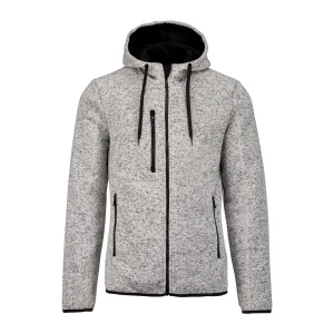 Veste à capuche chinée homme 2
