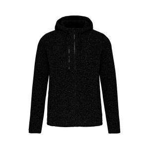 Veste à capuche chinée homme 4