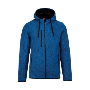 Veste à capuche chinée homme 3