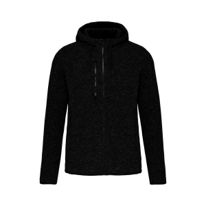 Veste à capuche chinée femme 4